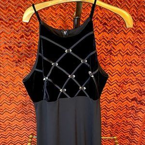 Vintage Floor Length Racer Back Gown